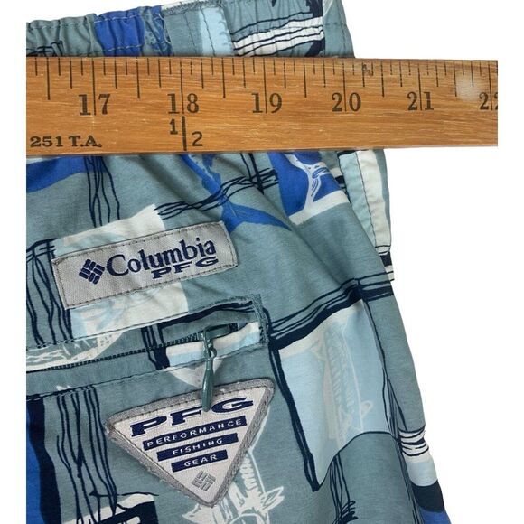 Columbia PFG Shorts Mens XXL Gray Multi Omni‎ Shade Fishing Swim Outdoors Marine - Picture 7 of 8